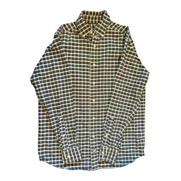 Cremieux Classics Sx Sm 100% Cotton Checked Buttondown Shirt‎ Preppy Office - Picture 1 of 11